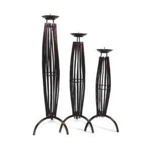 CANDELERO PORTA VELA CUMBRE TRIO PACK